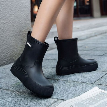 🎀台灣出貨🎀雨鞋女款水鞋防水鞋新款中筒雨靴女士徒步防滑時尚軟底水膠鞋中幫雨鞋 雨鞋女 雨靴 雨鞋男 防水雨鞋 防滑雨