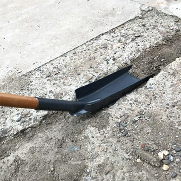 熱銷【五金】清理下水道專用鋼鍬清窄溝渠鏟污水井小鐵鍬掏地溝糞溝下水溝神器 優選