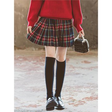 女童百褶裙2025新款中大童學院風裙子秋冬兒童加絨女孩半身裙洋氣