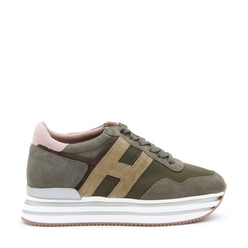 Hogan - Brown Multicolour Suede Sneakers