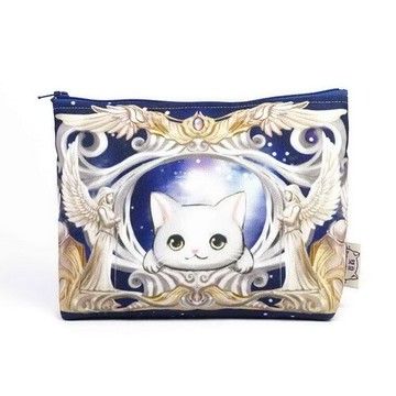 星空貓化妝包(小) 文創商品 旅行隨身包 收納包 禮品 生日禮物 cb01