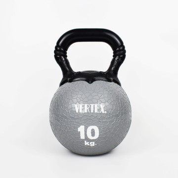 【VERTEX】橡膠壺鈴-灰色 10KG