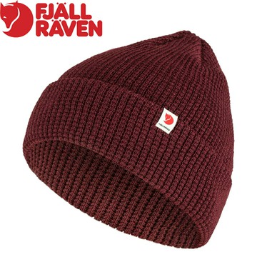 【Fjallraven 小狐狸 Tab 保暖帽《深石榴紅》】F84767/毛帽/休閒帽/冬季帽