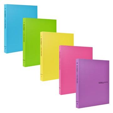 ECO Chungwoon 環保3孔O型活頁夾 A4 顏色隨機  1組