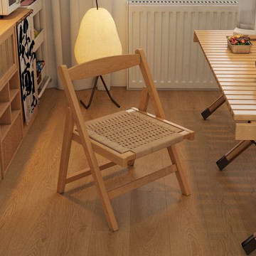 【臺灣公司 可打統編】免運 折疊椅 实木可折叠餐椅家用休闲绳编椅围炉煮茶凳简易便携式矮凳靠背凳子 可開發票 全館五折 工廠現貨直銷 新品特價 m10024