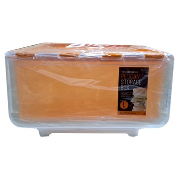 LocknLock 樂扣樂扣 疊式整理儲物箱 INP986ORG  43.7 x 38.5 x 31cm  橙色  1個