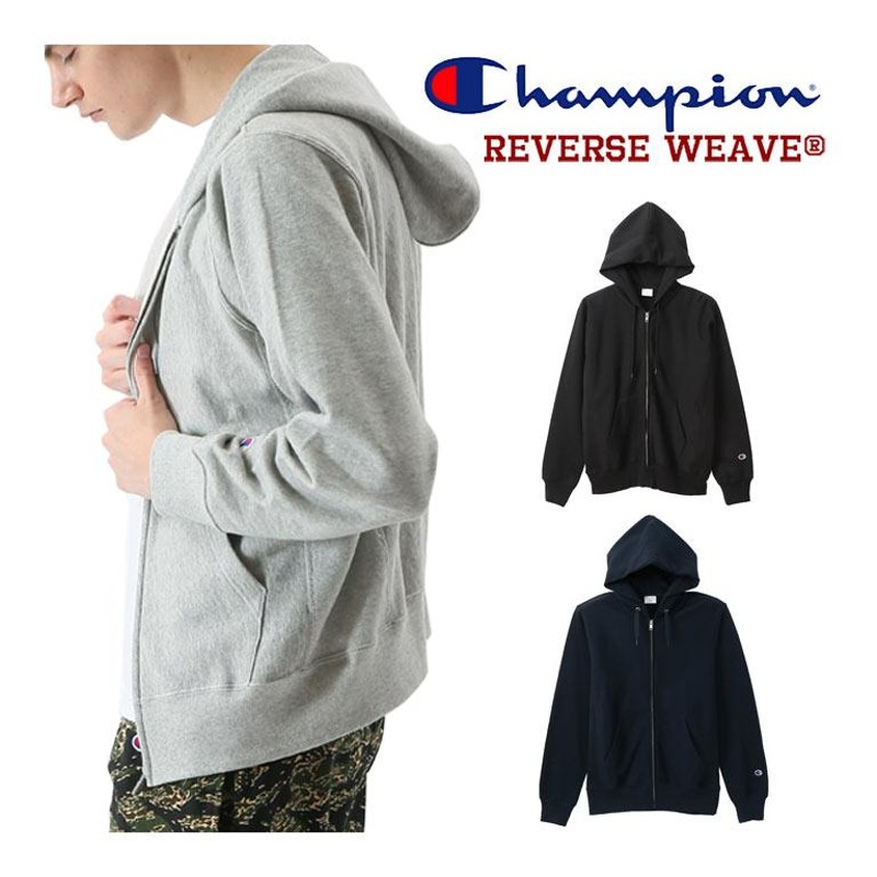 チャンピオン Champion リバースウィーブ 10oz ジップスウェット ...