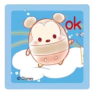 迪士尼 Ufufy 方形連續印章 OKUFST30-2  6個