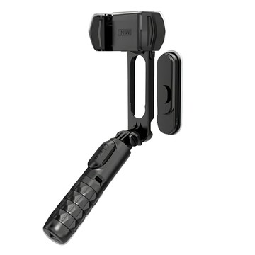 單軸穩定自拍器 附藍芽遙控器+補光燈  CYKE Q09  黑色  1組