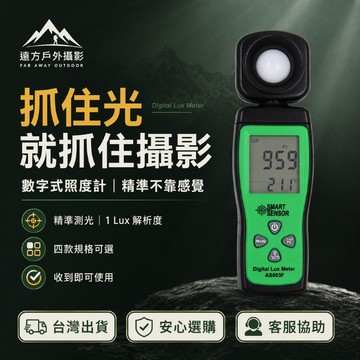 AS803測光儀 光度計 亮度計 數位式照度計 測光表 流明表 省電燈泡【送電池】【開發票】