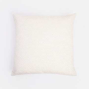 奧可利一片式裁剪緹花抱枕套60x60cm 白