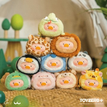 【Toyzeroplus】罐頭豬LuLu 動物派對系列2 - 一起趴趴膠臉毛絨掛件 (盲盒)