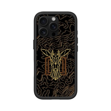 iPhone 16 Pro Mod NX 黑 - 花生騷 WasangShow - DAYA等高線