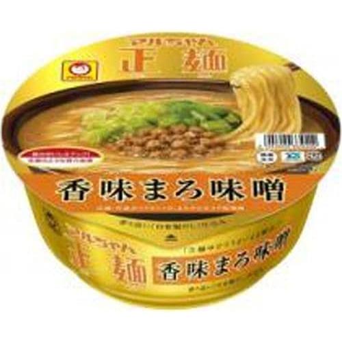 マルちゃん正麺 カップ 香味まろ味噌 129g 12個入