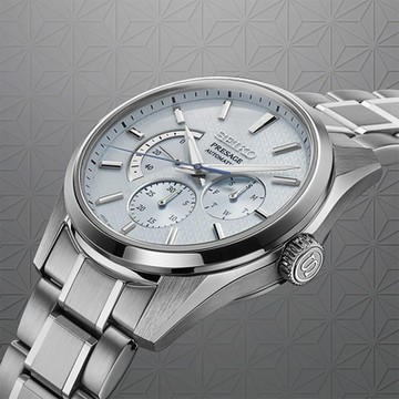 SEIKO精工 Presage 新銳多針機械錶 99購物節送禮首選-月白色(SPB305J1/6R21-01H0B)_SK045