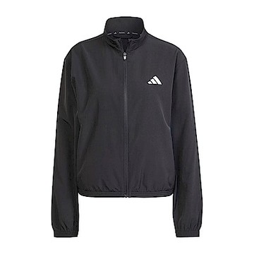 Adidas TE 3S Woven JKT JD6539 女 立領外套 運動外套 休閒穿搭 吸濕排汗 黑
