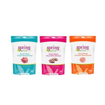 美國Spring Natural曙光無穀冷凍乾燥貓餐食 2.5oz (71g) X(4入組)(下標數量2+贈神仙磚)