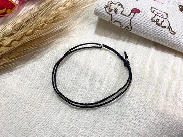 星空黑 簡約編繩款手繩 腳鍊 各色客製訂作