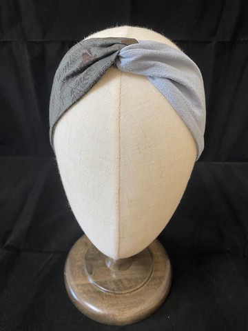 鹽烏龍/扭結髮帶/日本渲染古布