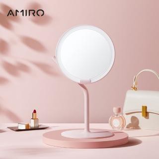 讓你化漂漂【AMIRO】AMIRO Mate S 系列LED高清日光化妝鏡 - 櫻花粉 調光 化妝工具 補光神器 生日禮 好友 女友 情人節禮物