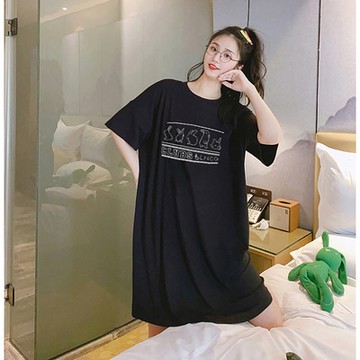 【LANNI 藍尼】現+預 簡約兔子中長版連身裙(女上衣/短袖/休閒)