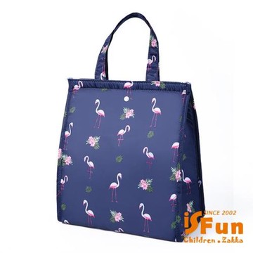 iSFun 童話夢遊加大摺疊鋪棉保溫保冷袋/2色可選