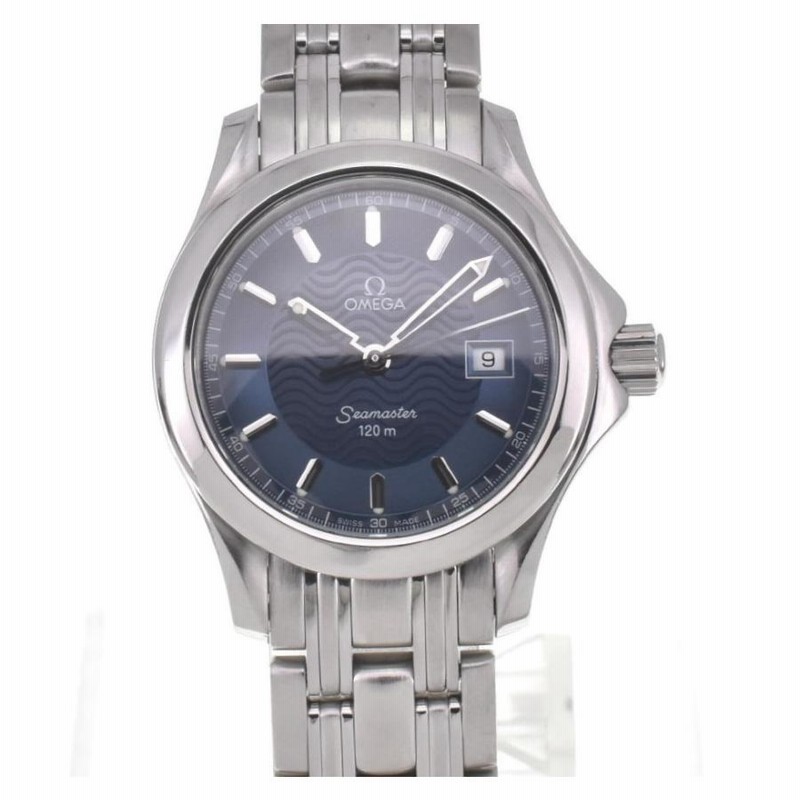 ☆美品【OMEGA】オメガ シーマスター 120M デイト ステンレス クォーツ  