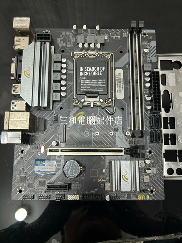 翔升H610M-D4 主板 支援12-13代CPU 几乎全新 附擋板 實物圖【三和電腦配件店】