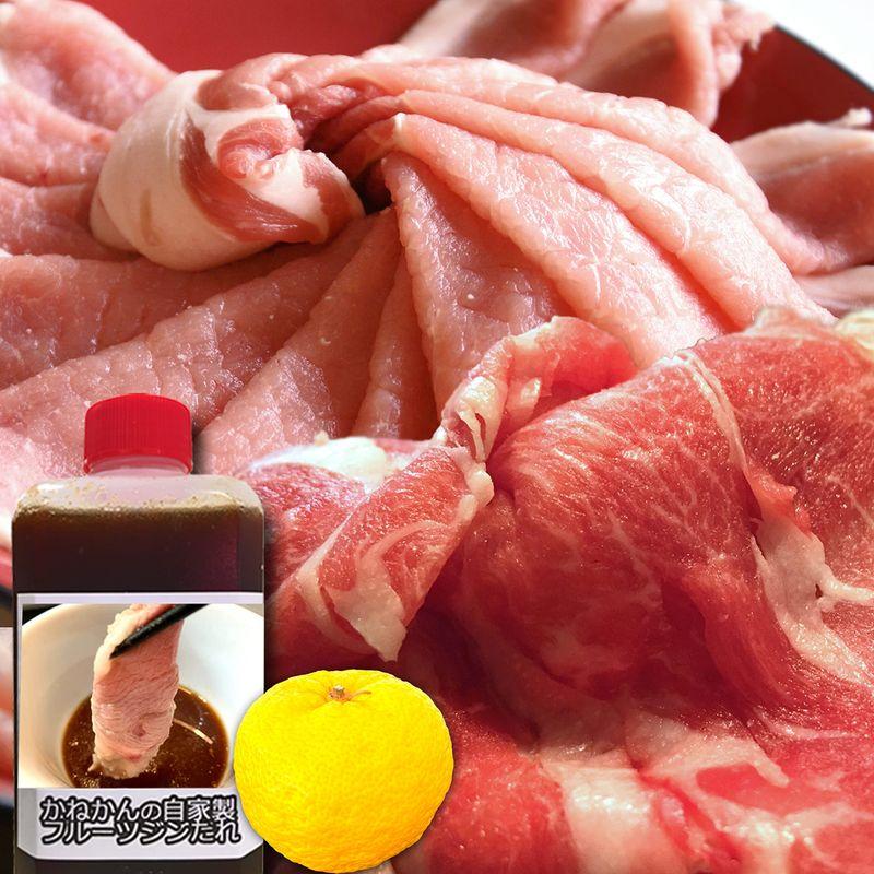 かねかん竹内 ラム 肉 豚肉 しゃぶしゃぶ ギフト セット ラムロール (丸いラム肉) スライス500g 豚ロース肉しゃぶしゃぶ 500g