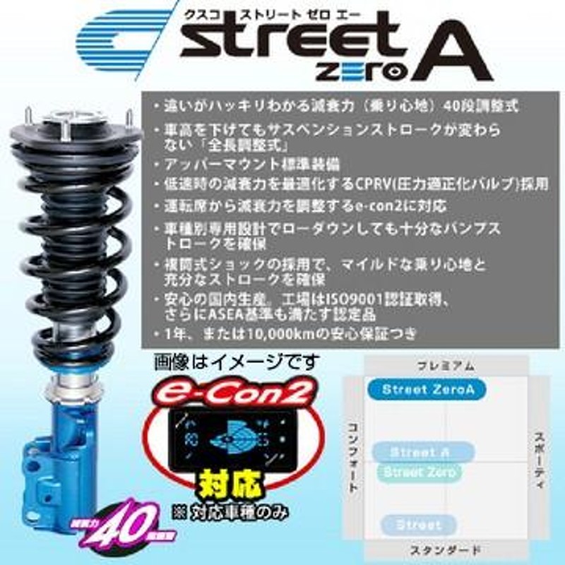 CUSCO クスコ 車高調 street ZERO A ストリート ゼロエー トヨタ ヴェルファイア ハイブリッド(2011〜2015 20系  ATH20W) 沖縄・離島は別途送料 | LINEブランドカタログ