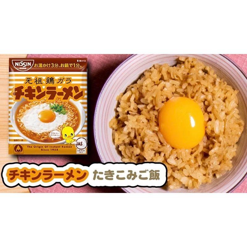 日清食品 チキンラーメン 5食入 (1食 約85g) 1袋   お徳用ミニラーメン20食入 (1食 約30g) チキン味 1袋セット   K