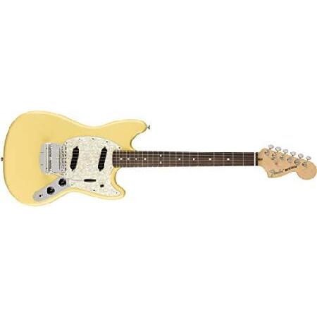 Fender エレキギター American Performer Mustang, Rosewood Fingerboard, Vintage White