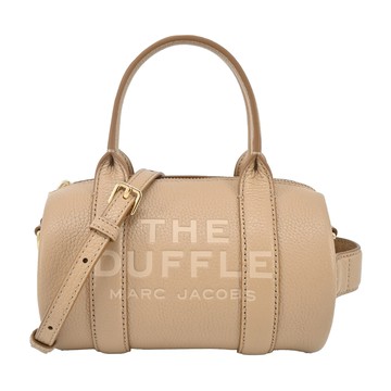 MARC JACOBS荔枝紋手提/斜背旅行包-迷你/駝色