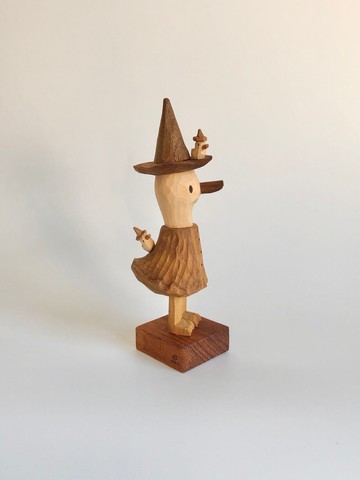 魔法鴨子，木雕，手工藝品