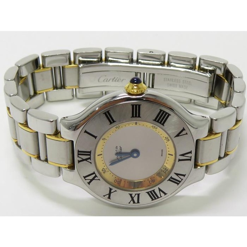 中古】Cartier マスト21 SM ヴァンティアン レディース 腕時計 ...