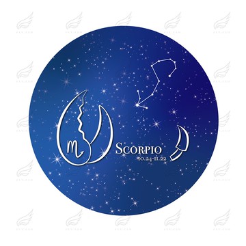 精緻時尚陶瓷杯墊[熱轉印印製](天蠍座)杯墊 陶瓷杯墊 熱轉印 送禮小物 婚禮小物 企業送禮 紀念品
