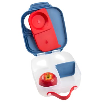 BBox 多功能便當盒 (小) 藍色超人 兒童餐盒 便攜 分隔設計 安全材質  1個