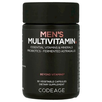 Codeage, 男性多維生素，30 粒素食膠囊