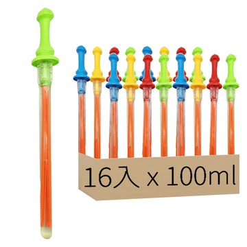 Jamizone 棒狀大泡泡 100ml 4入組  4組  多色