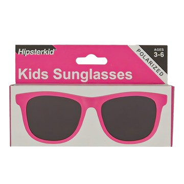 Hipsterkid 偏光太陽眼鏡 附固定繩  桃  3-6歲