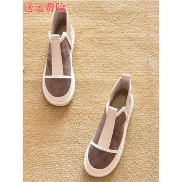 包郵2025新款外貿春秋平底短靴單靴短筒馬丁靴透氣及踝靴圓頭女靴