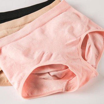 Mihare竹炭纖維生理女士內褲 超舒服三角褲高腰褲 收腹 提臀內褲