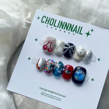 (V)K40 Cherry Popping—客製化手作穿戴式美甲片