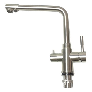 新多多小舖 304不鏽鋼立式三用RO水龍頭  1個  27 x 29cm