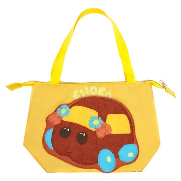 天竺鼠車車手提袋  大(25 x 16 x 10cm)  巧克力