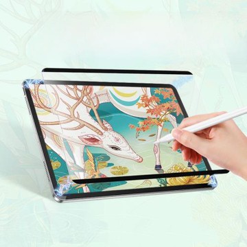 適用于子豪派日本2021ipad磁吸類紙膜pro11可拆卸12.9肯特10.9/10.2紙膜手寫膜9.7畫air4書寫mini6吸附5貼膜8