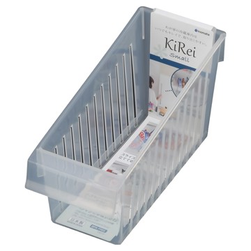 inomata 小物收納 #0365 小 透明收納盒 桌面收納 冰箱收納  1個  白色