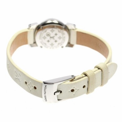 ルイヴィトン タンブール ビジュ Q151C シェル クォーツ レディース 時計 Q151C ルイヴィトン(LOUIS VUITTON) タンブール ビジュ 中古品