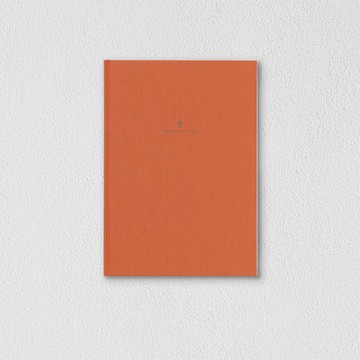 【Graf von Faber-Castell】頂級麻布筆記本-A4 紅柿子(原廠正貨)