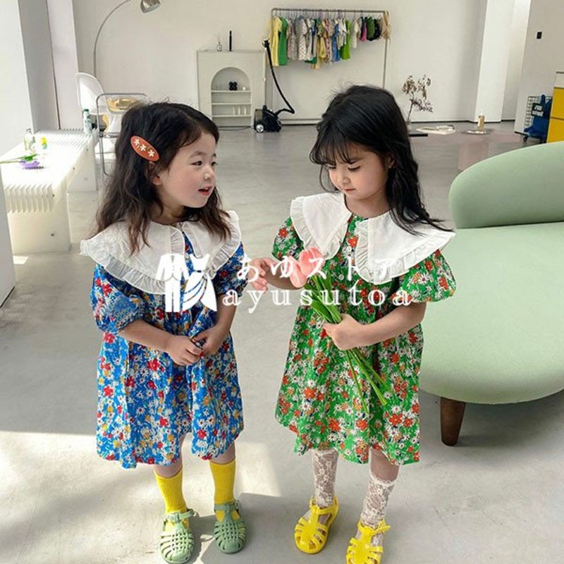 ワンピース キッズ 子供服 女の子 夏服 半袖ワンピース 花柄 韓国子供服 ジュニア ベビー服子 おしゃれ 可愛い 子供ドレス 七五三 誕生日 結婚式 お姫様 140 130 通販 Lineポイント最大0 5 Get Lineショッピング